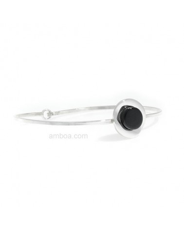 Pulsera Aro Plata Azabache Fink Compostela