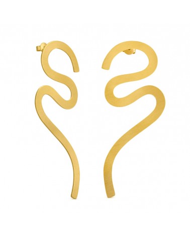 Pendientes Alexander Metal Baño Oro 24K